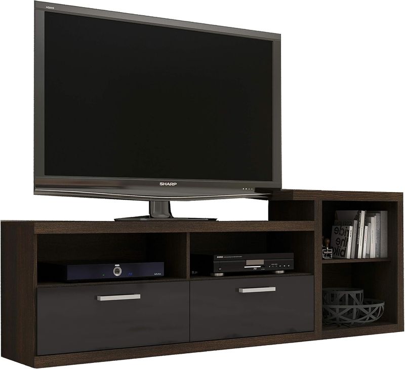 Tecnomobili Fashion TV Stand R1455.0002 - Brown &amp; Black