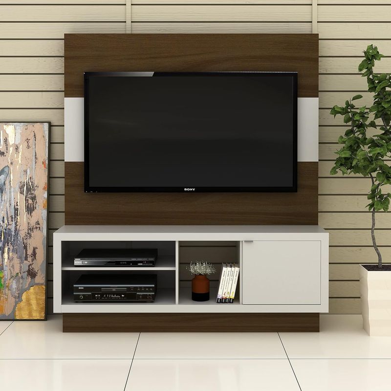 Tecnomobili Entertainment Unit 65", E1722, Capuccino/Off White, 160x40x180