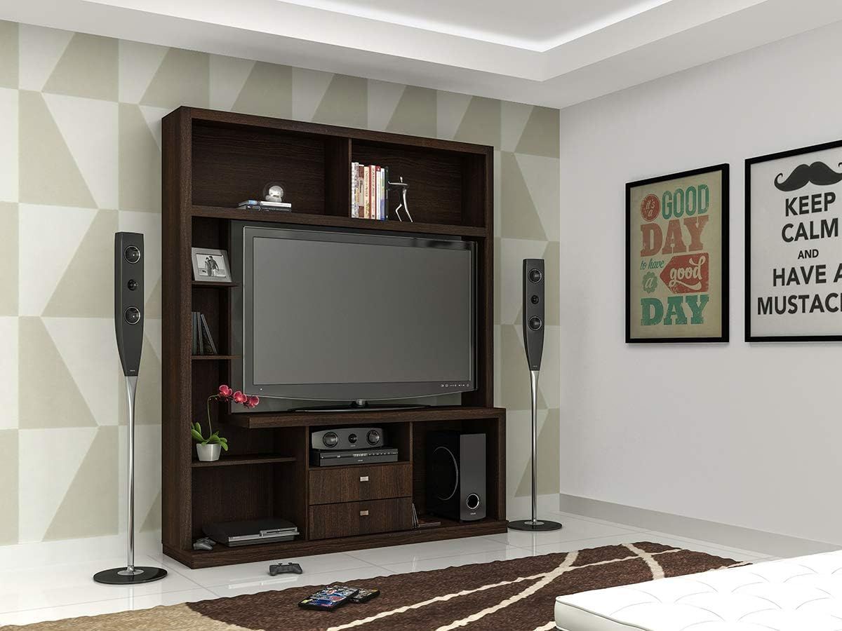 TecnoMobili Entertainment Unit, Brown, 162 x 40 x 194 cm, E1709.0001