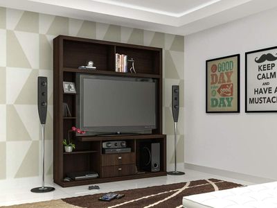 TecnoMobili Entertainment Unit, Brown, 162 x 40 x 194 cm, E1709.0001