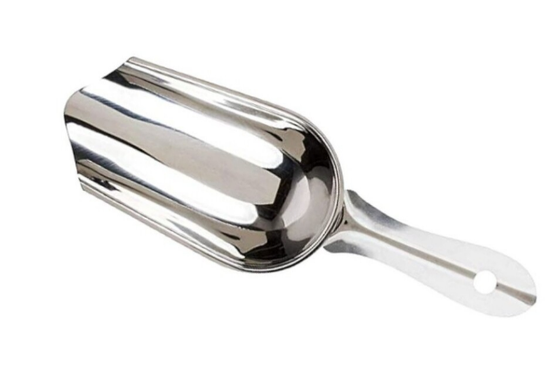 Signature stainless steel ice scoop