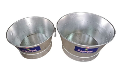 Signature 2pcs aluminium Colander| boya (30L &amp; 50L)