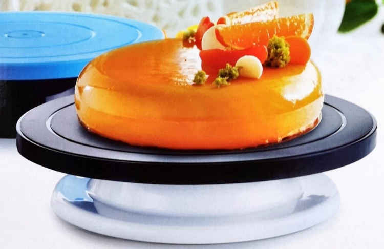 Signature cake turn table 28cm rotates 360 smoothly