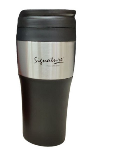 Signature 420ml unbreakable vacuum travel mug SGRHPS-309A