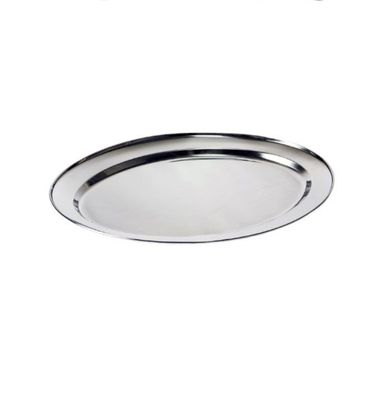 Signature 25cm stainless steel oval tray, Oval plate