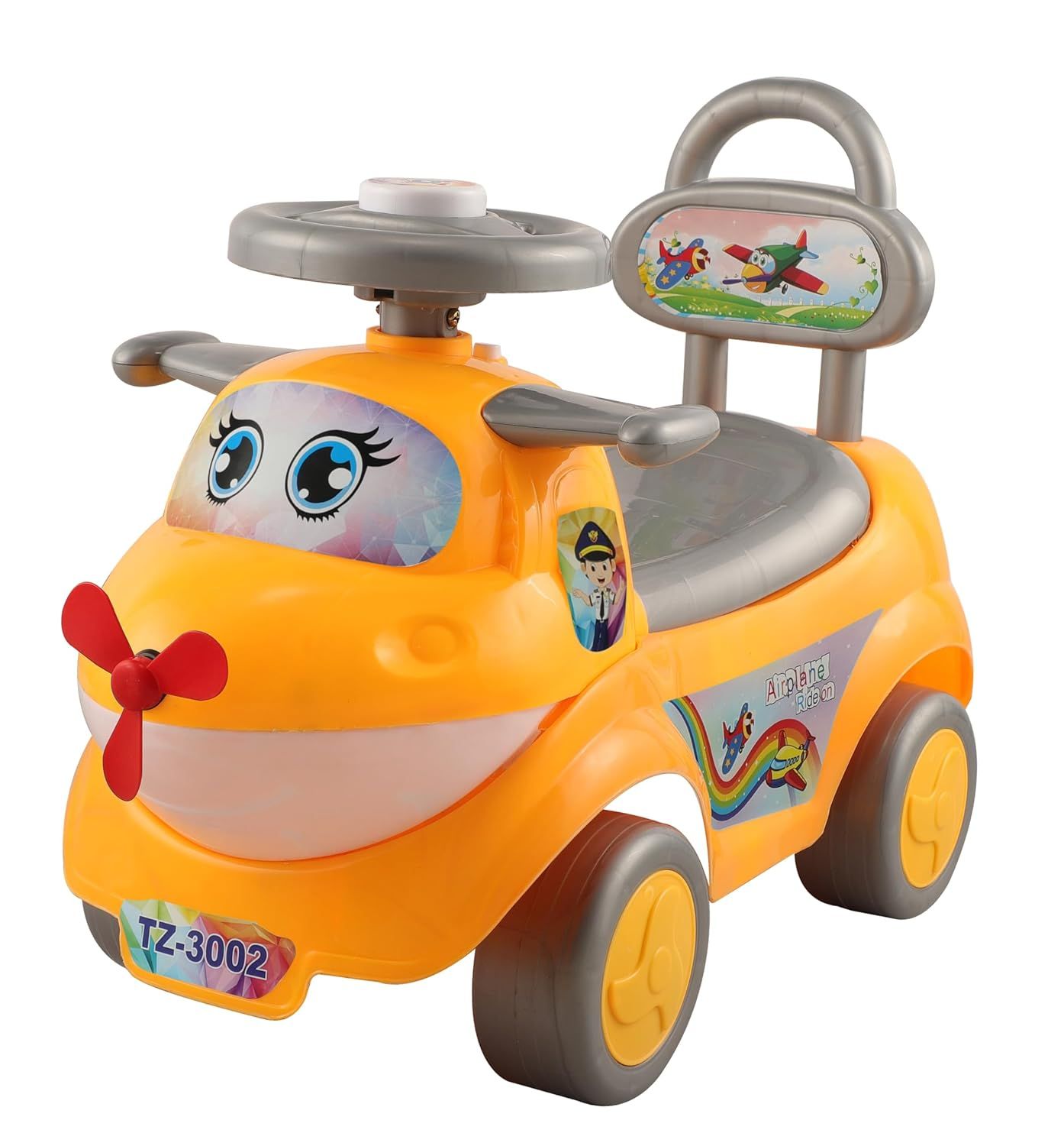 Toyzoy Starlight Manual Push Ride-On with Music &amp; Light TZ-3002