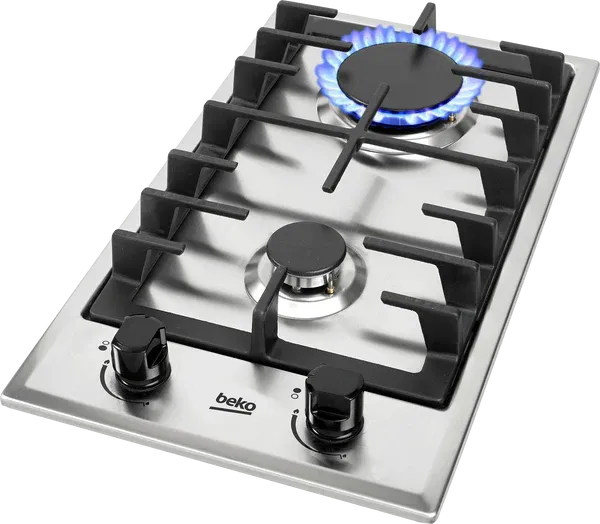 Beko BHG134 30cm Built-In Stainless Steel Cooker Hob