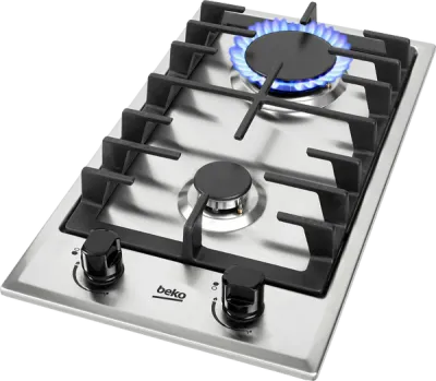 Beko BHG134 30cm Built-In Stainless Steel Cooker Hob