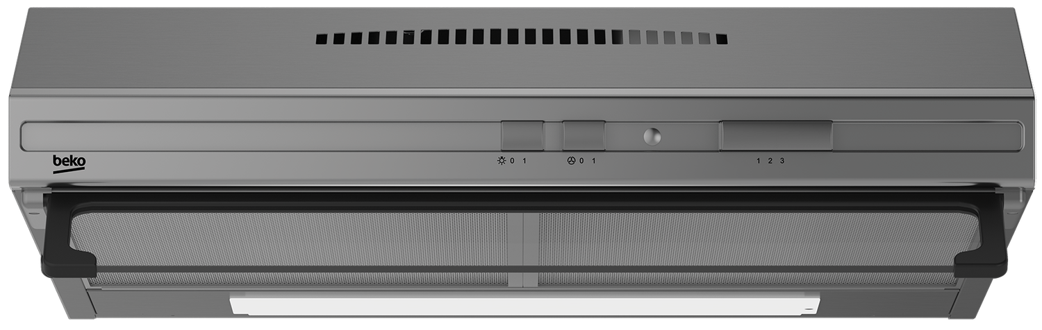 Beko CFB6433XH Undecabinet Built In Hood - 60CM, Stainless Steel