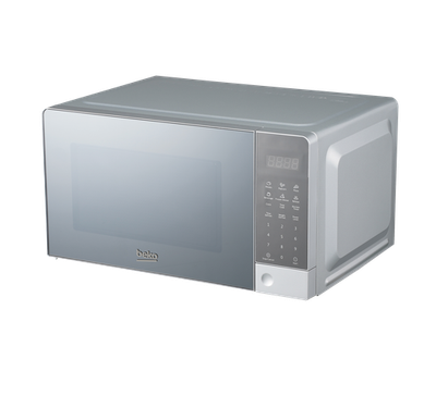 Beko BMO383 UK Microwave Oven Solo, 20L – Silver