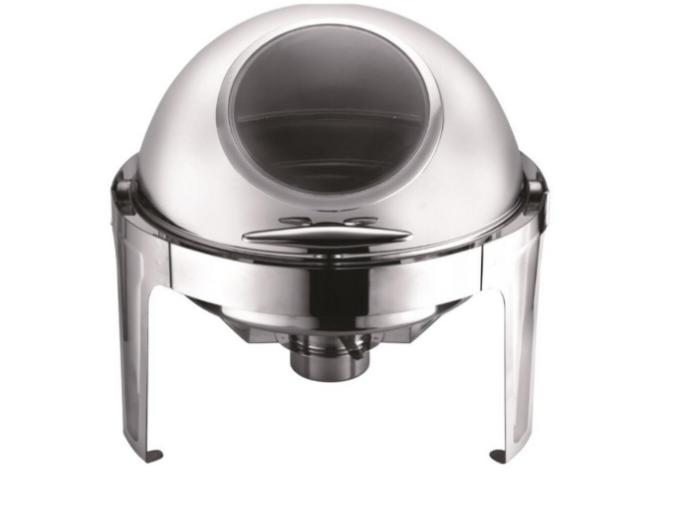 Signature 6 Ltr Round Roll Top Window chaffing dish CS-RA-2102