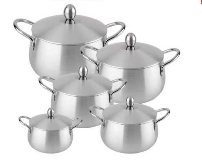 Signature 10pcs aluminium cooking pots SG-XC058