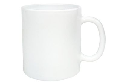 Signature 32 cl Glass Signature Mugs (320ml) White Plain 6pcs set