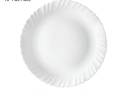 Signature 10&quot; Full Plates White Plain 6pcs set