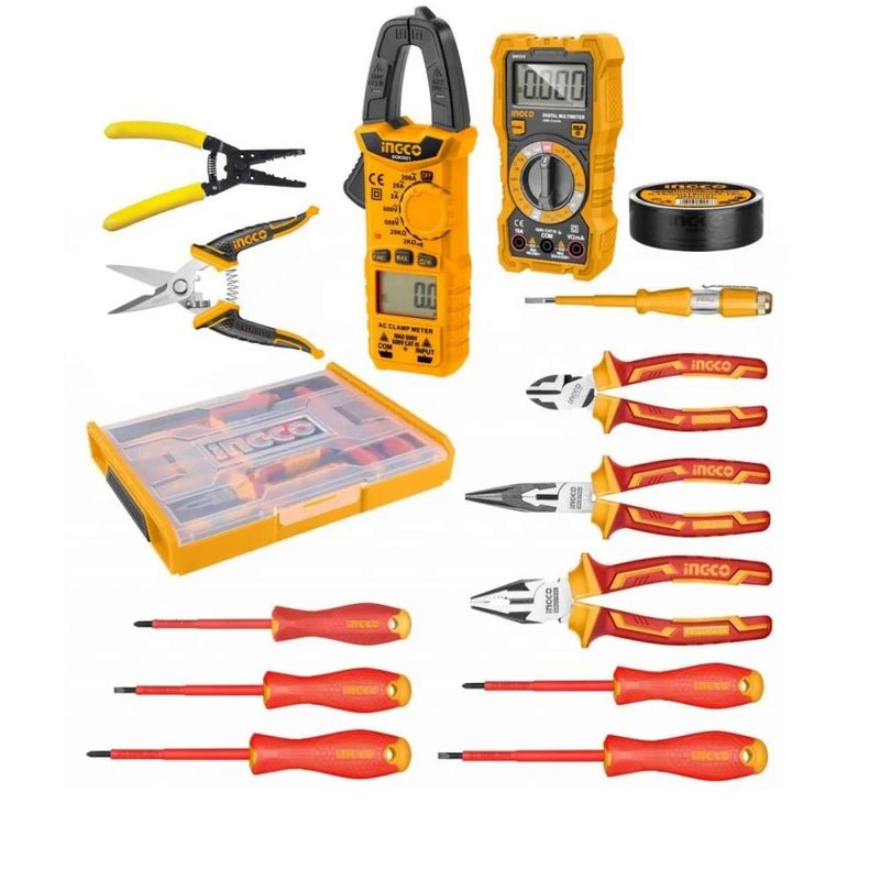 Ingco COS23025 16 Pcs Electricians Tools Set