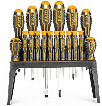 Ingco HKSD0858 18 Pcs screwdriver and precision screwdriver set