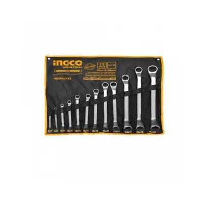 Ingco HKSPA3142 Offset Ring Spanner Set - 12-Piece Set