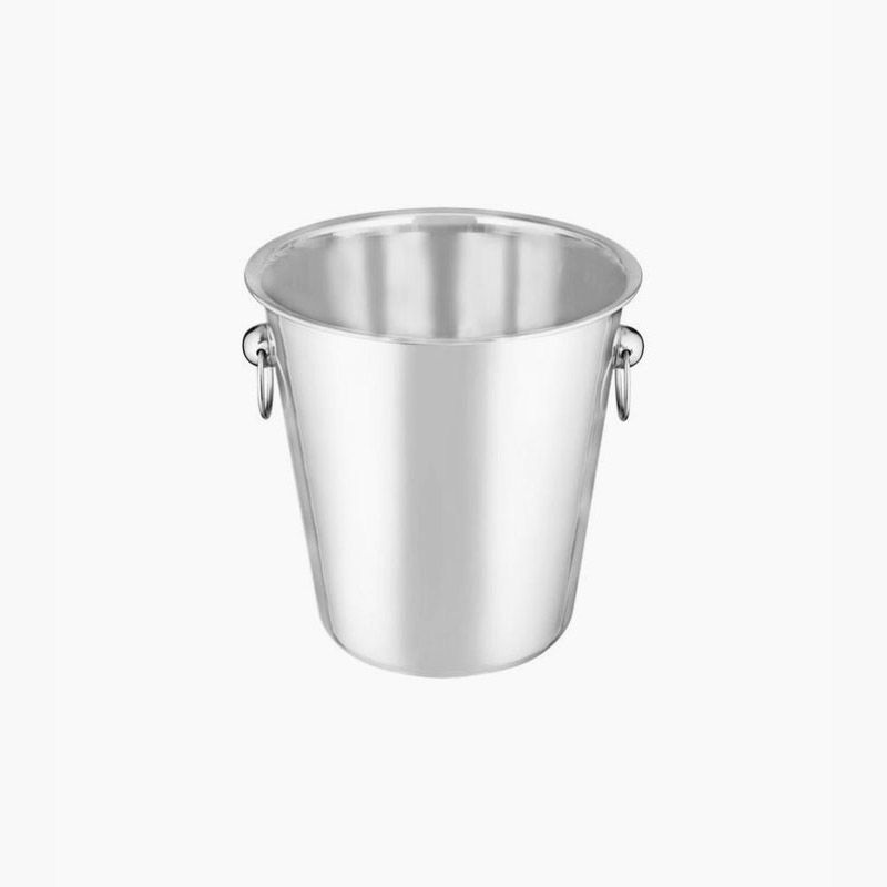 Stainless steel ice bucket with Ring 1.5Ltrs #KNG0031
