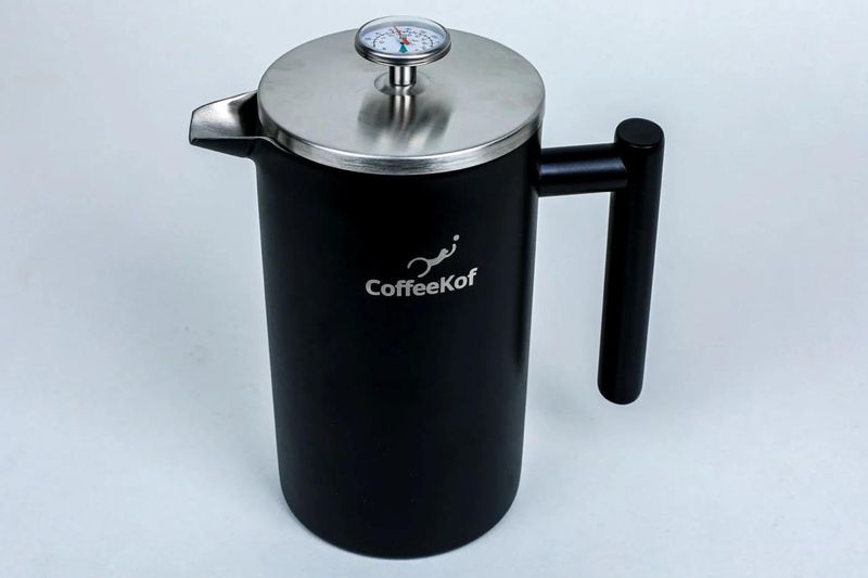 CoffeeKof Stainless steel French Press 1ltr