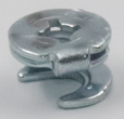 EBCO SF16-V Steelfix Housing V - Zinc White, 16mm, 100Pcs/Pack