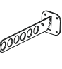 EBCO 6 Holes Hanger Holder Wall Mount – Anthracite – DSS-HH61W