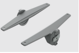 EBCO PPDS-TSB Tilting Shelf Bracket - Brown, For Pole Shelving System