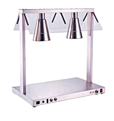 Dual Lamps Food Warmer with Warming SS Base CS-PW-E5070