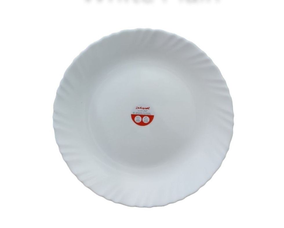 Diva classic White plates 11&quot; 6pcs set