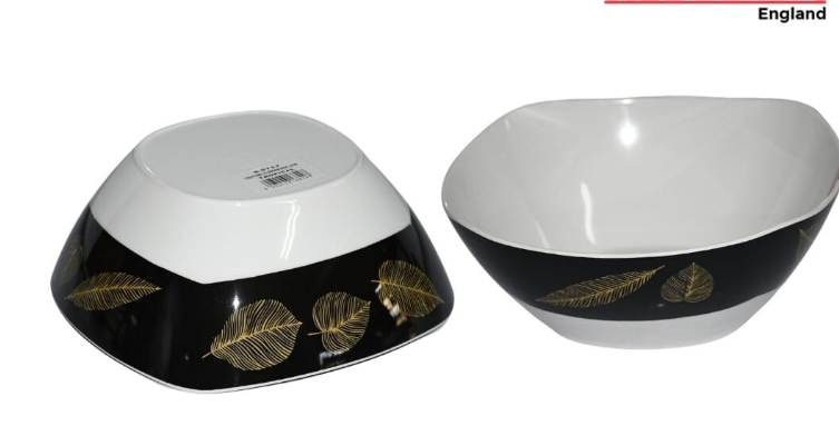 Servewell melamine deco square serving bowl 19.5cm