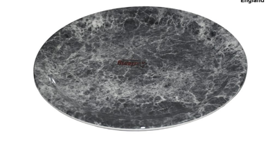 Servewell melamine decor round dinner plate. marquina design