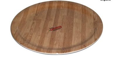 Servewell melamine decor round dinner plate 28cm. Teak design