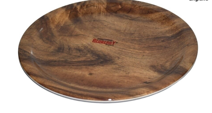 Servewell melamine decor round dinner plate 28cm. ELM design