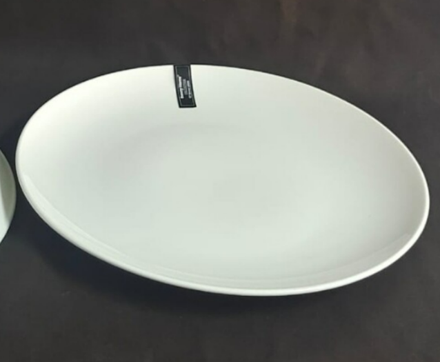Danny Home White Porcelain Dinner Plate 12&quot; BW20-95