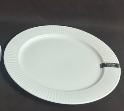 Danny Home White Porcelain Dinner Plate 10.5&quot; BW22-04
