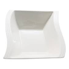 Danny Home Square Deep Plate 8&quot; in Fine Porcelain (BW0011-2)