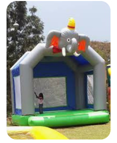 Bouncing castle elephant shape 4x4x5.5m