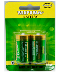 Winpow Size C (LR14) Alkaline Battery 1.5V Pack Of 2