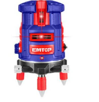 EMTOP Laser Level: ESLE53001  Self-Leveling Line Laser (Red Laser Beams)