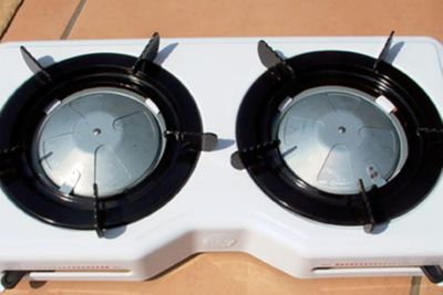 Moto Sawa 2 Burner gel stoves-Teflon or white