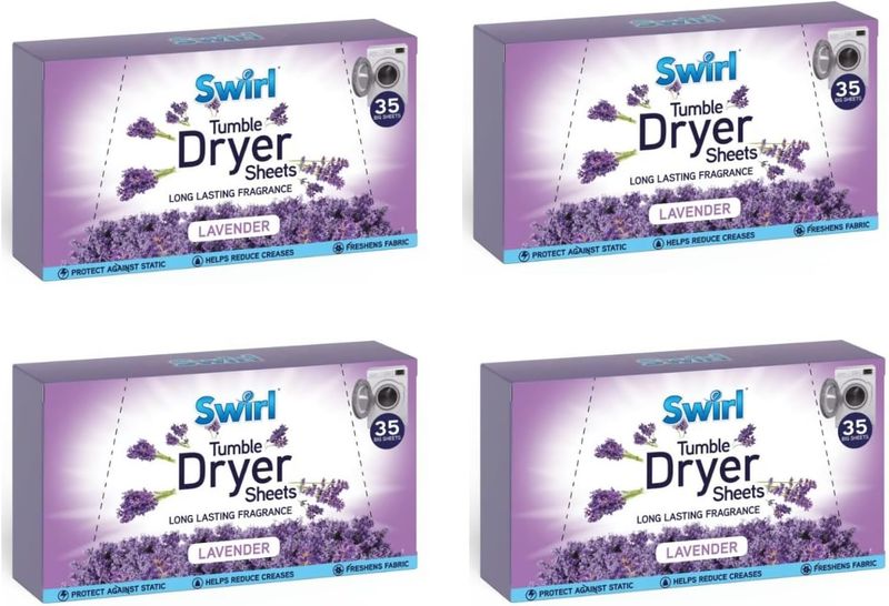 Swirl 35 x Lavender Tumble Dryer Sheets