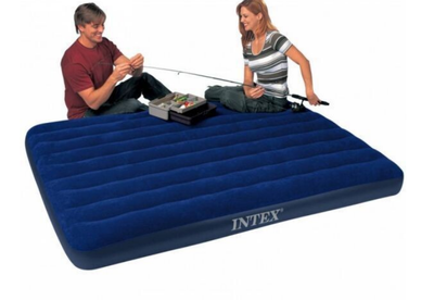 Intex Queen Dura-Beam Classic Downy Airbed 64759