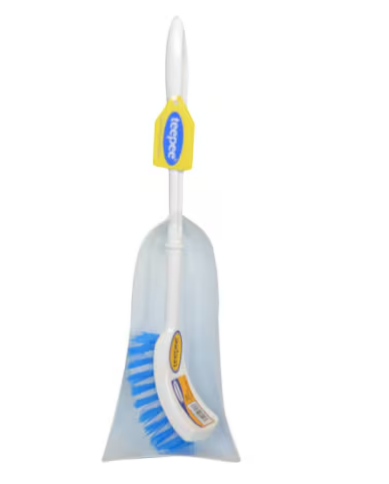 Teepee B11 Marble Toilet Brush Bowl Set