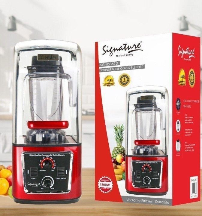Signature silent Commercial Blender 1800W 2.5Litr Jar
