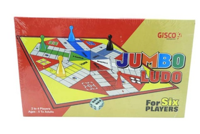 Gisco Ludo for 6 players jumbo 53115-g