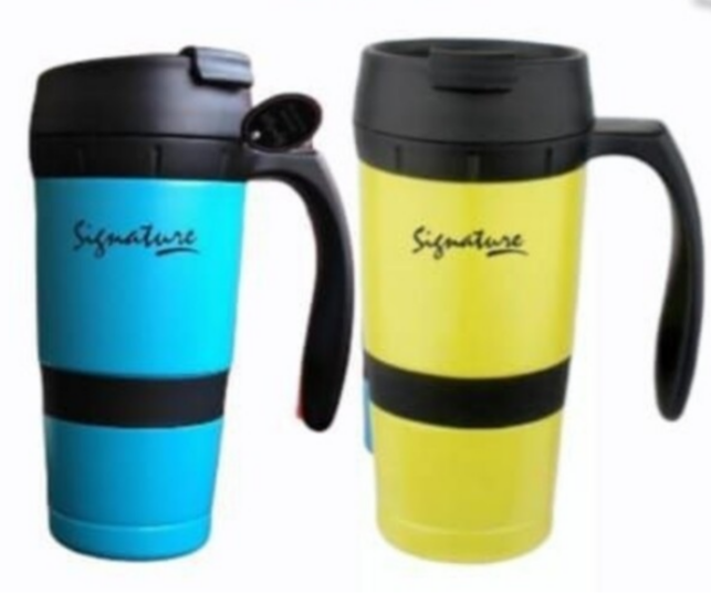 Signature unbreakable vacuum travel mug 550ml SG-8232