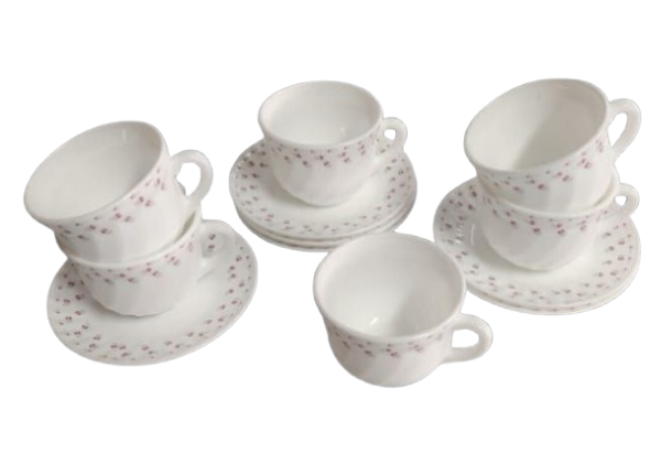 Redberry 12pcs cup and saucer set deco 1199