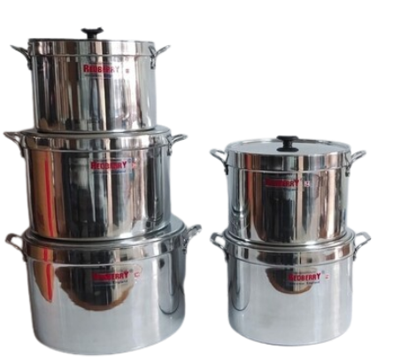 Redberry Aluminum Cookware Set, 5 Piece, Cookware Set (Size 12-30)