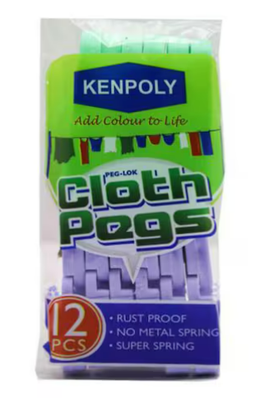 Kenpoly Cloth Peg 12 pcs