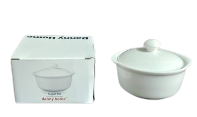 Danny Home Fine Porcelain Sugar Dish BW-2069