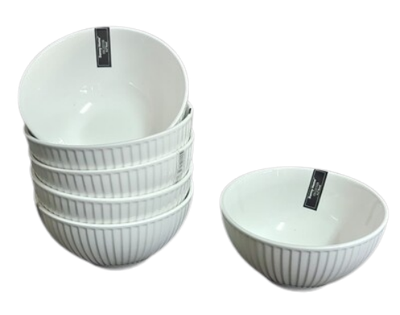 Danny Home White Porcelain Bowl 6.2&quot; BW22-09
